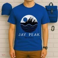 Jay Peak Vintage Mountains Hiking Camping Vermont Retro Gift T-Shirt thumb 6