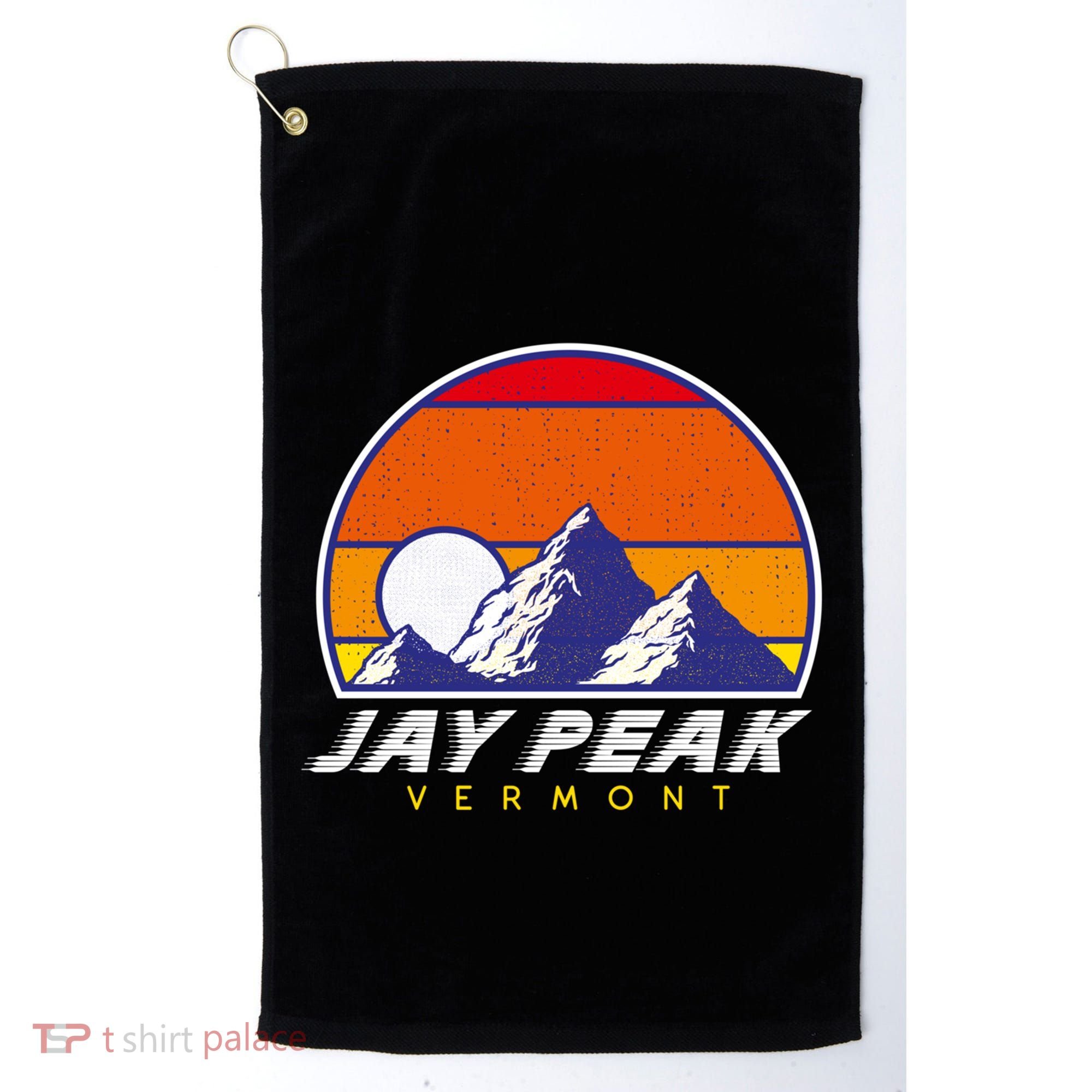 Jay Peak Vermont Usa Ski Resort 1980s Retro Cool Gift Golf Towel