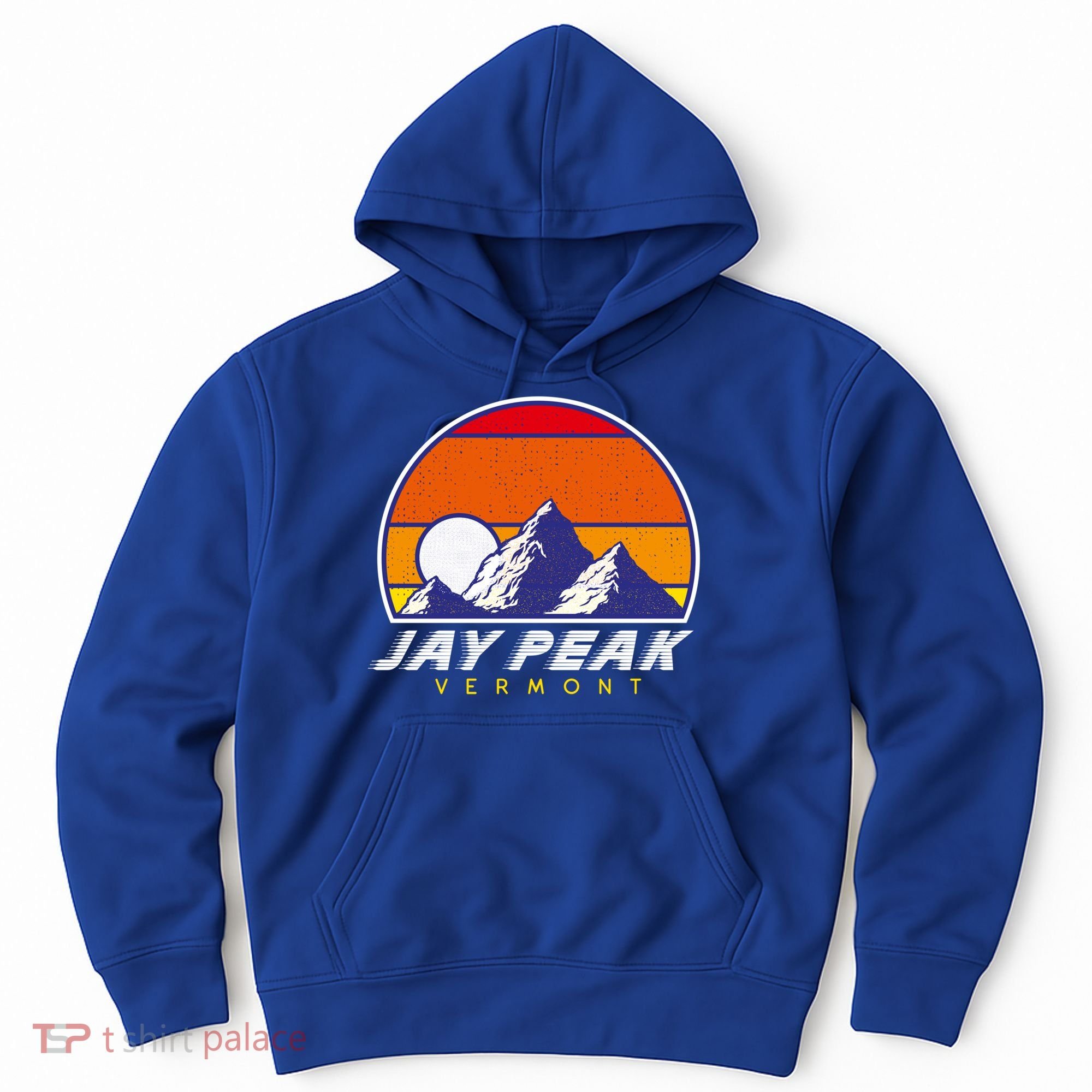 Jay Peak Vermont Usa Ski Resort 1980s Retro Cool Gift Hoodie