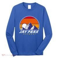 Jay Peak Vermont Usa Ski Resort 1980s Retro Cool Gift Long Sleeve Shirt thumb 0