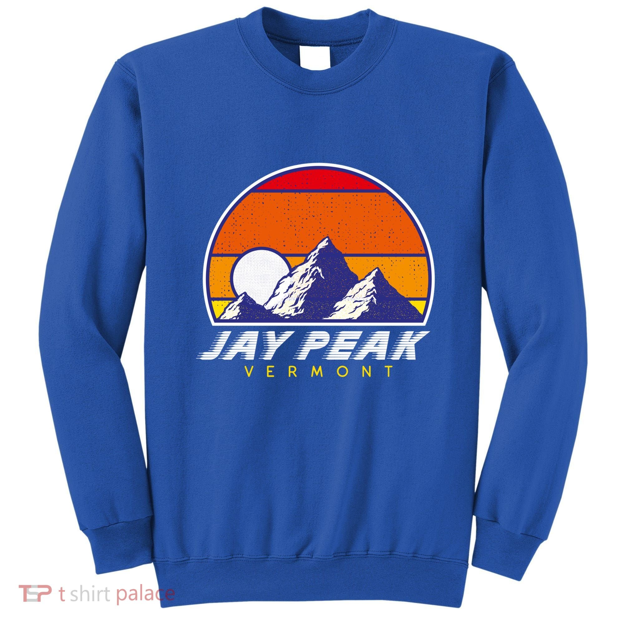 Jay Peak Vermont Usa Ski Resort 1980s Retro Cool Gift Sweatshirt