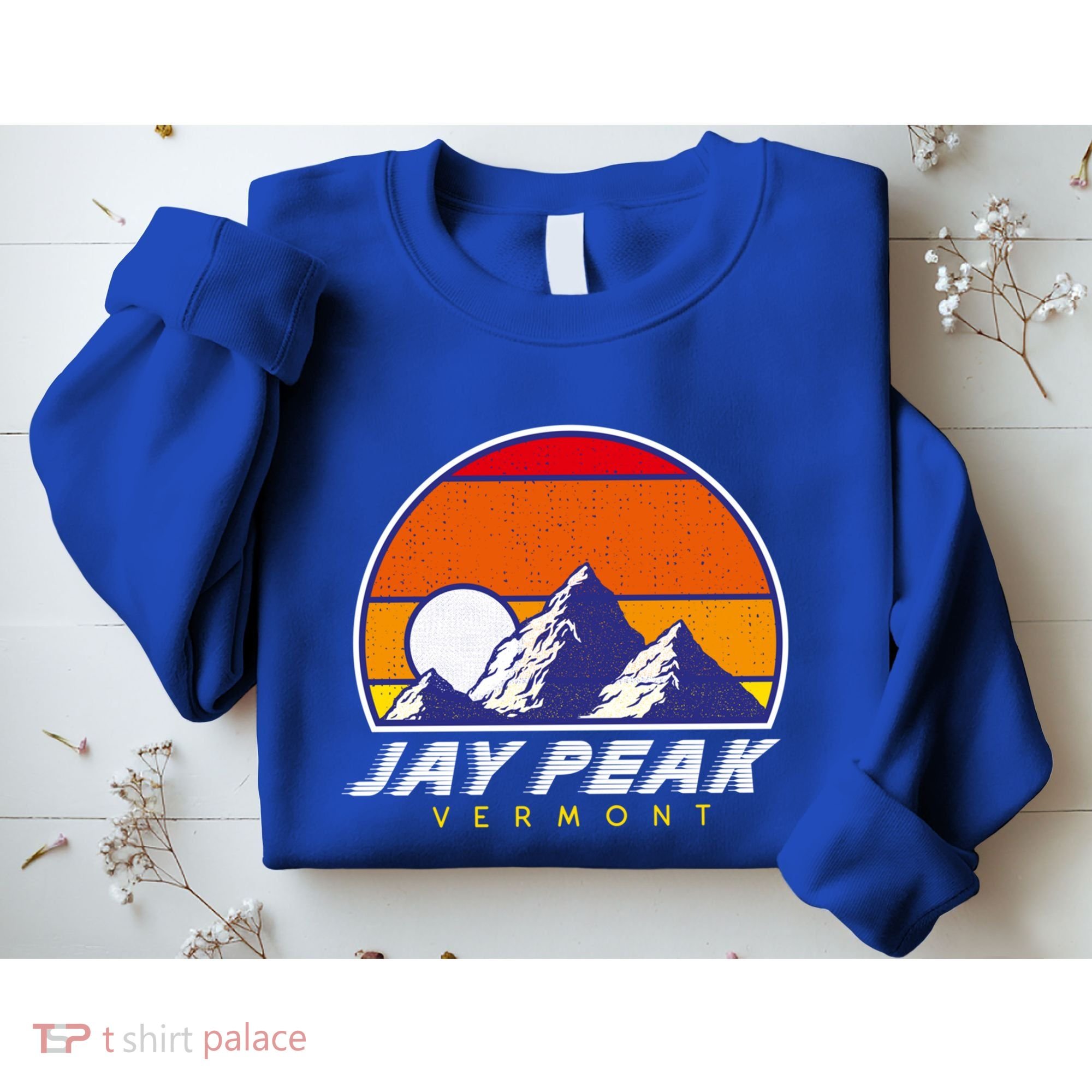 Jay Peak Vermont Usa Ski Resort 1980s Retro Cool Gift Sweatshirt