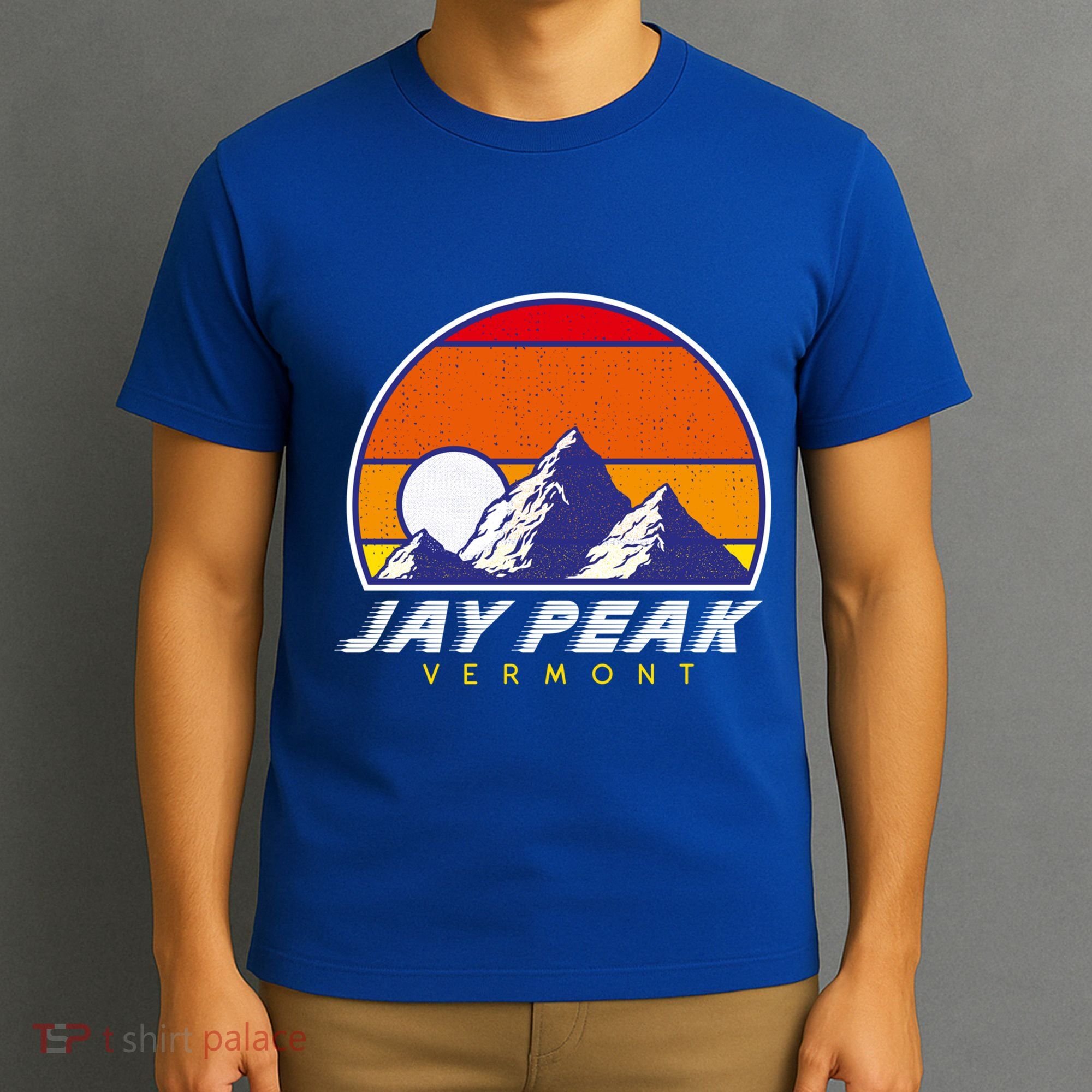 Jay Peak Vermont Usa Ski Resort 1980s Retro Cool Gift T-Shirt