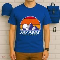 Jay Peak Vermont Usa Ski Resort 1980s Retro Cool Gift T-Shirt thumb 6