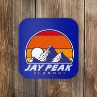 Jay Peak Vermont Usa Ski Resort 1980s Retro Cool Gift Coaster thumb 0