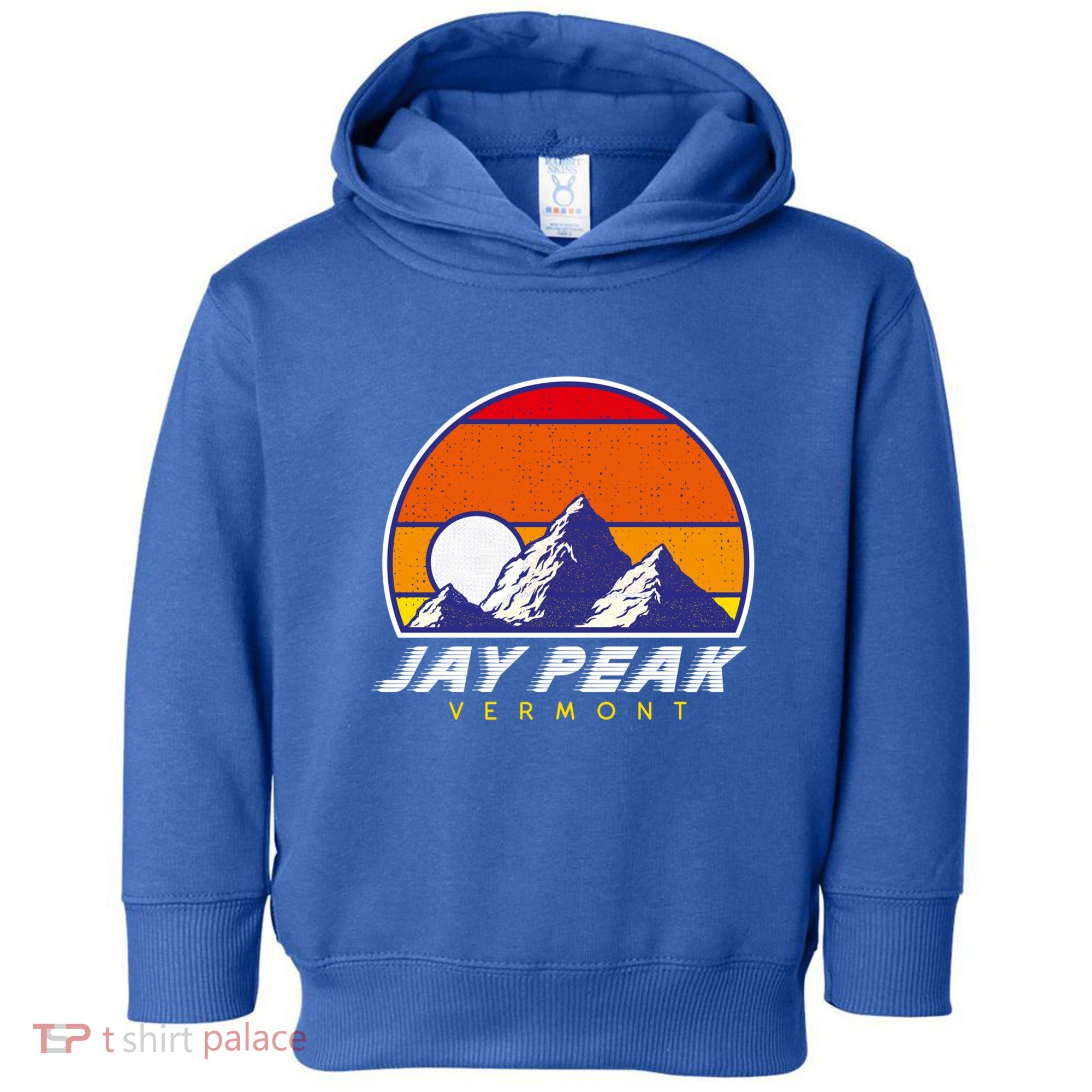 Jay Peak Vermont Usa Ski Resort 1980s Retro Cool Gift Toddler Hoodie