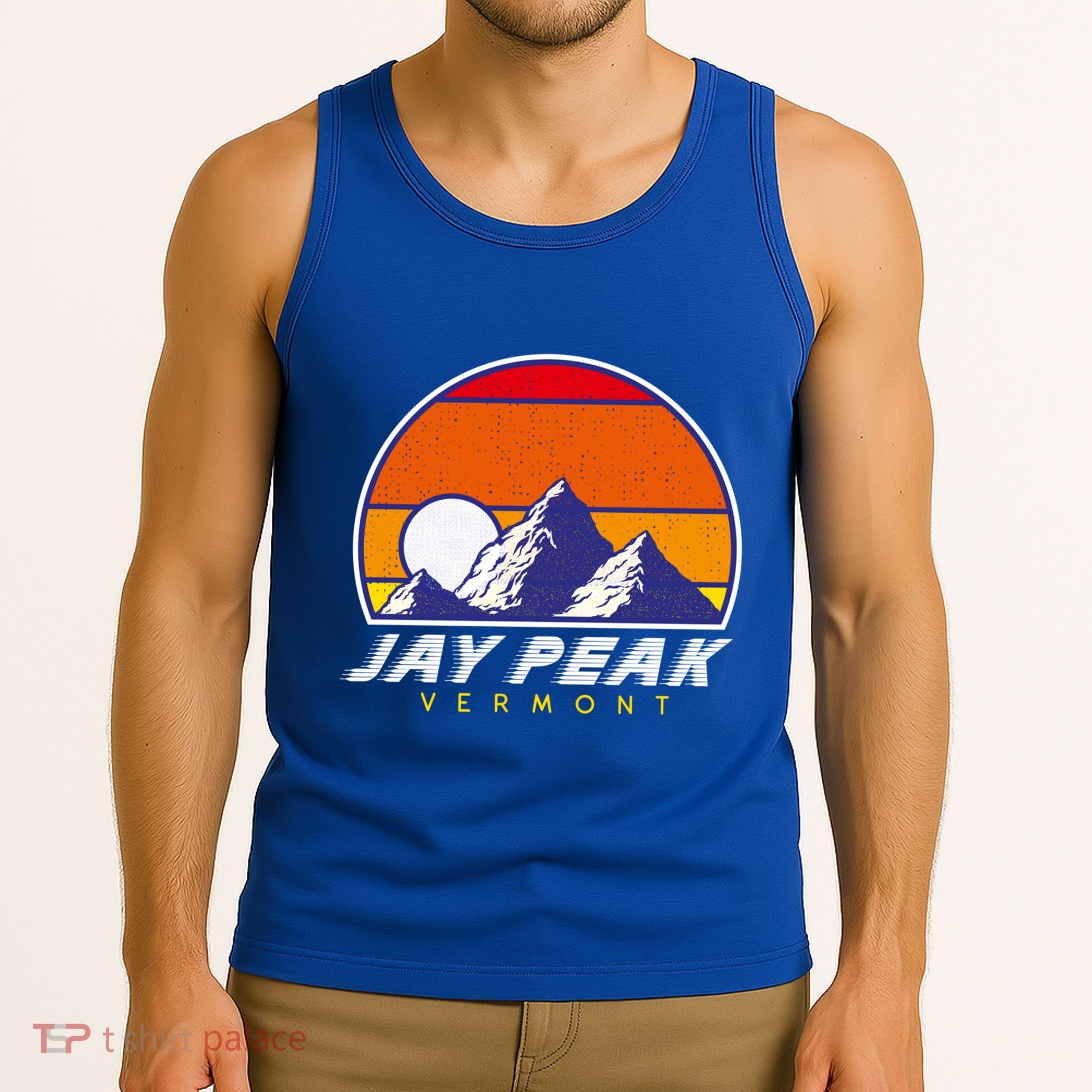 Jay Peak Vermont Usa Ski Resort 1980s Retro Cool Gift Tank Top