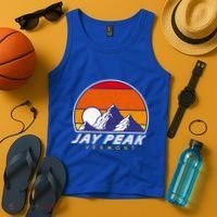 Jay Peak Vermont Usa Ski Resort 1980s Retro Cool Gift Tank Top thumb 4