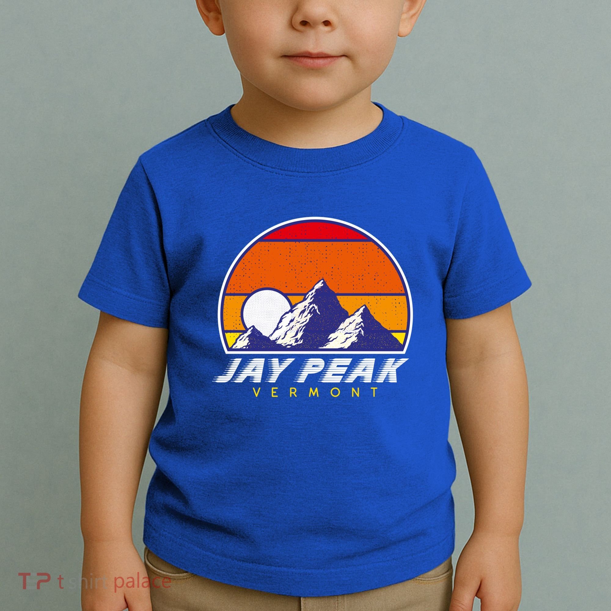 Jay Peak Vermont Usa Ski Resort 1980s Retro Cool Gift Toddler T-Shirt