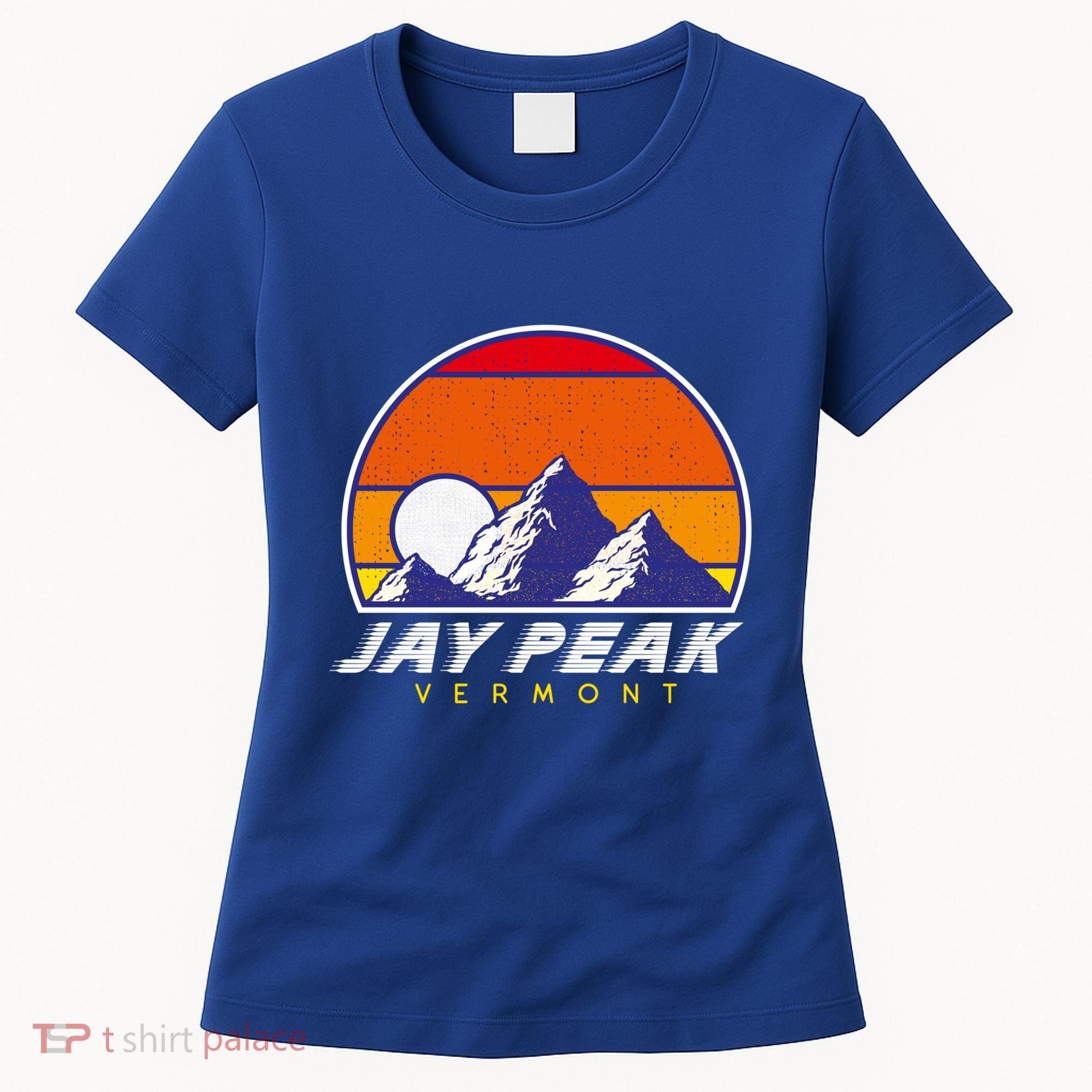 Jay Peak Vermont Usa Ski Resort 1980s Retro Cool Gift Women's T-Shirt