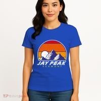 Jay Peak Vermont Usa Ski Resort 1980s Retro Cool Gift Women's T-Shirt thumb 4