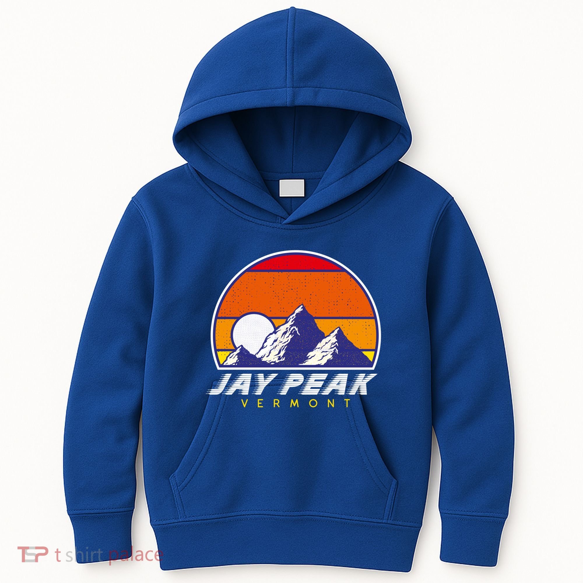 Jay Peak Vermont Usa Ski Resort 1980s Retro Cool Gift Kids Hoodie