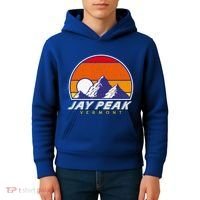 Jay Peak Vermont Usa Ski Resort 1980s Retro Cool Gift Kids Hoodie thumb 4