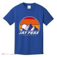 Jay Peak Vermont Usa Ski Resort 1980s Retro Cool Gift Kids T-Shirt thumb 0