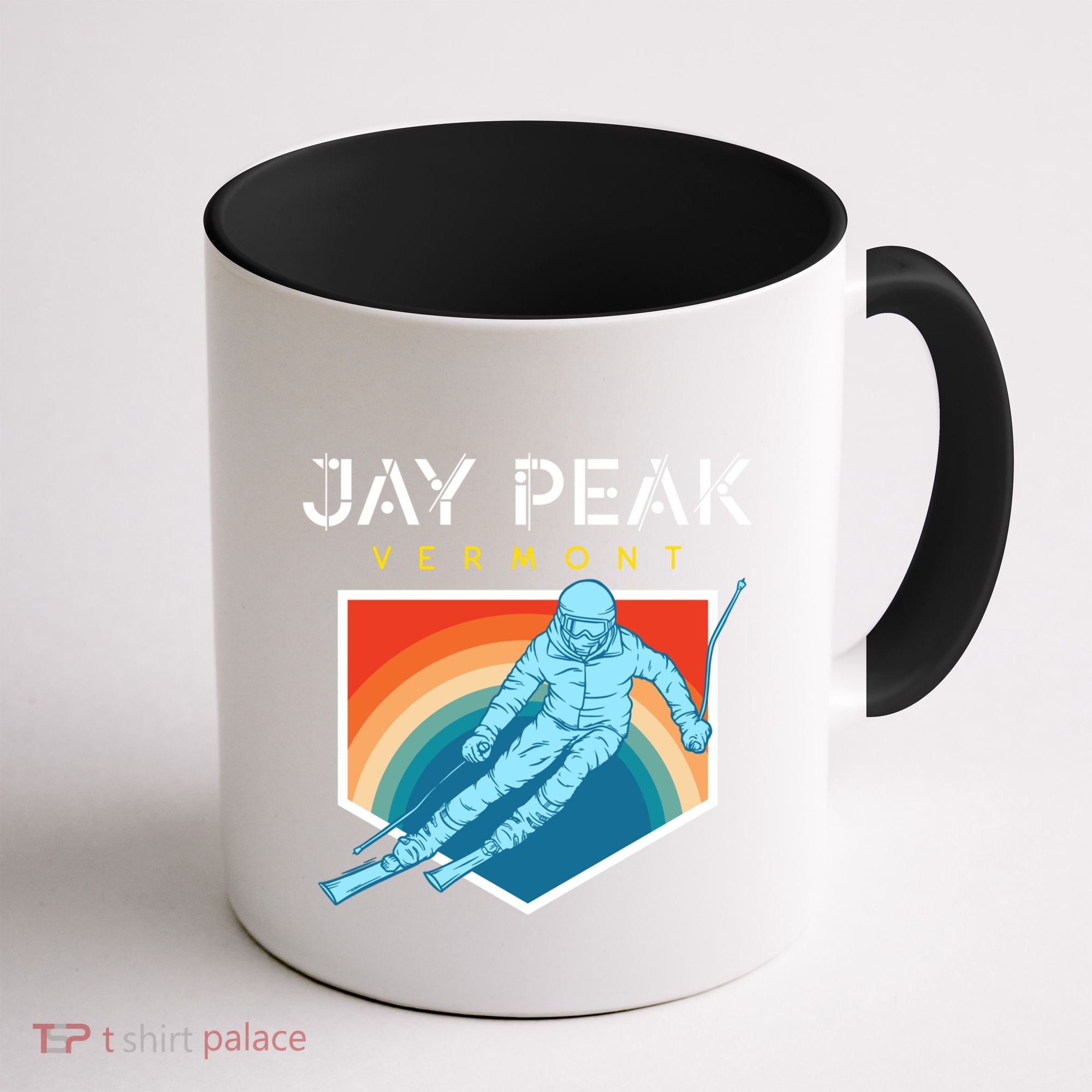 Jay Peak Vermont Usa Ski Resort 1980s Retro Funny Gift Coffee Mug