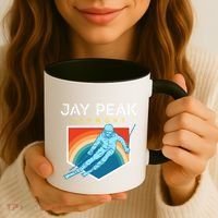 Jay Peak Vermont Usa Ski Resort 1980s Retro Funny Gift Coffee Mug thumb 3