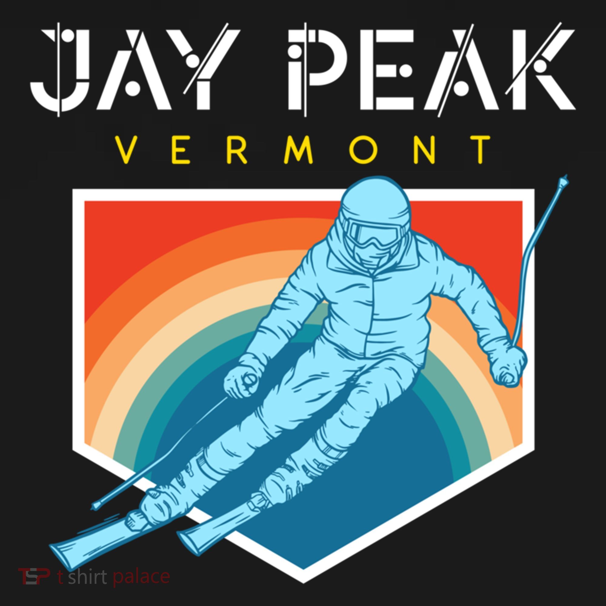 Jay Peak Vermont Usa Ski Resort 1980s Retro Funny Gift Women's Hoodie