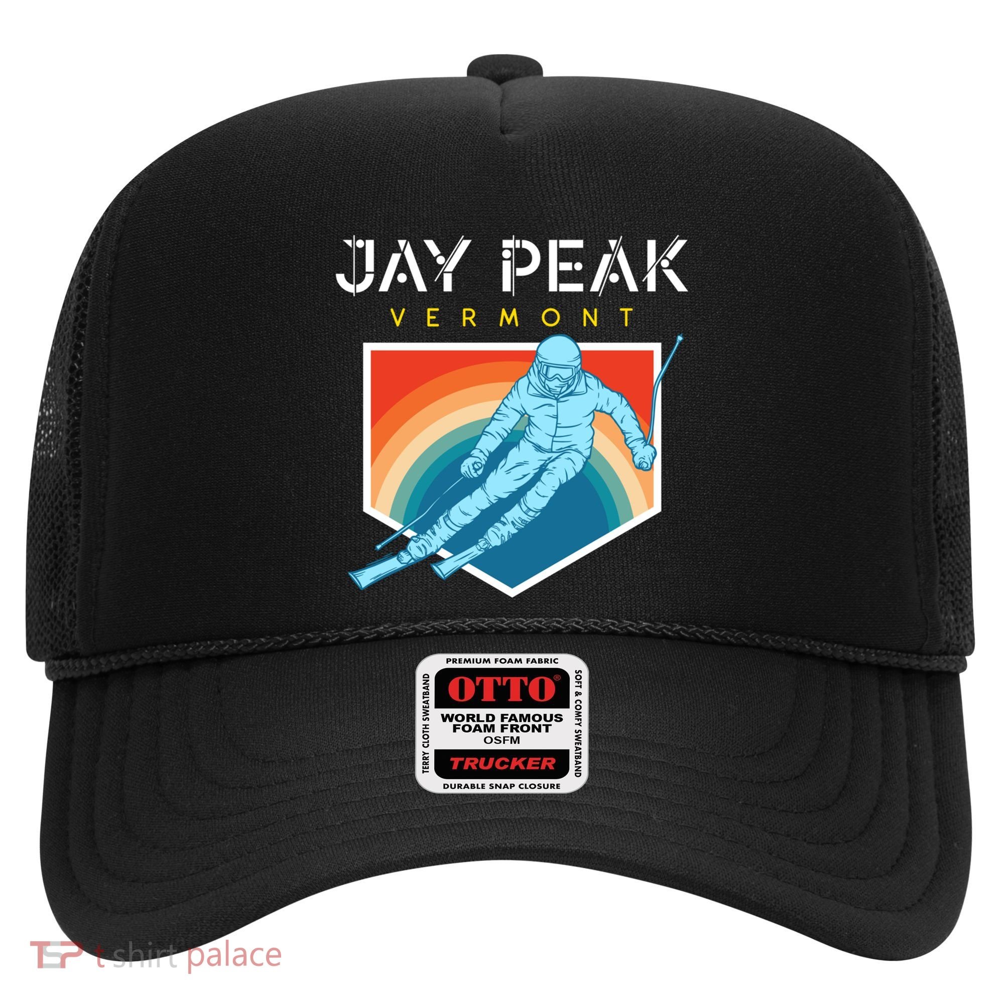 Jay Peak Vermont Usa Ski Resort 1980s Retro Funny Gift Hat
