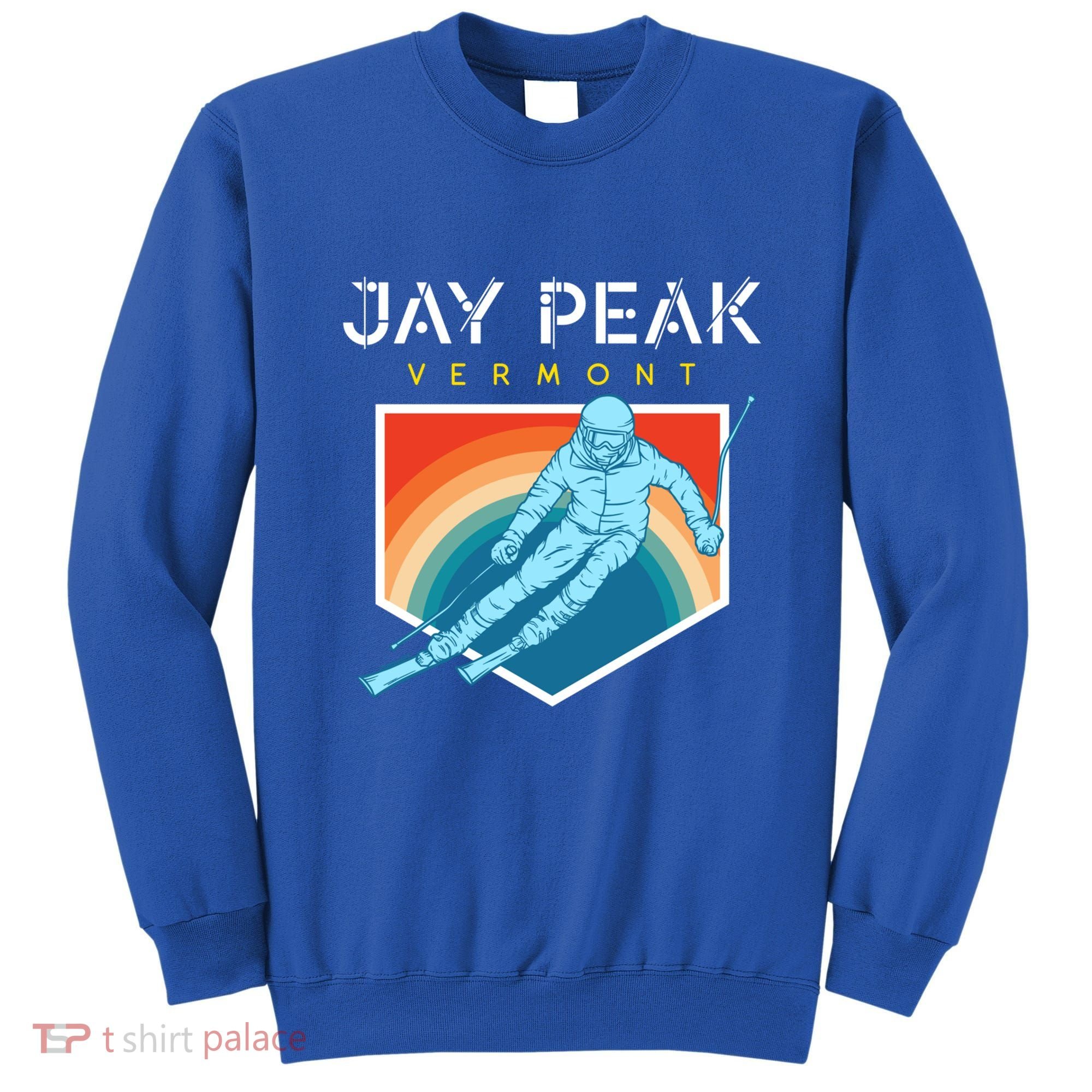 Jay Peak Vermont Usa Ski Resort 1980s Retro Funny Gift Sweatshirt