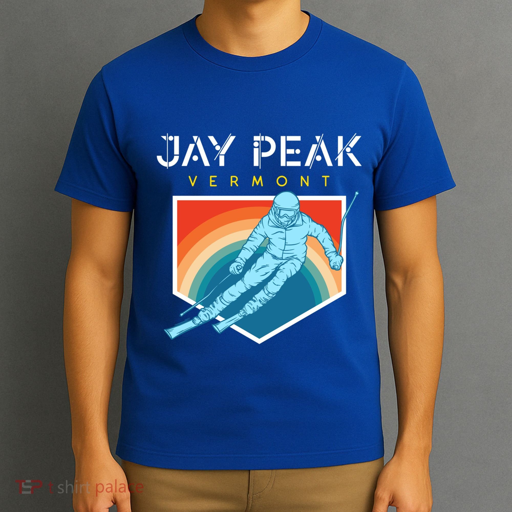 Jay Peak Vermont Usa Ski Resort 1980s Retro Funny Gift T-Shirt