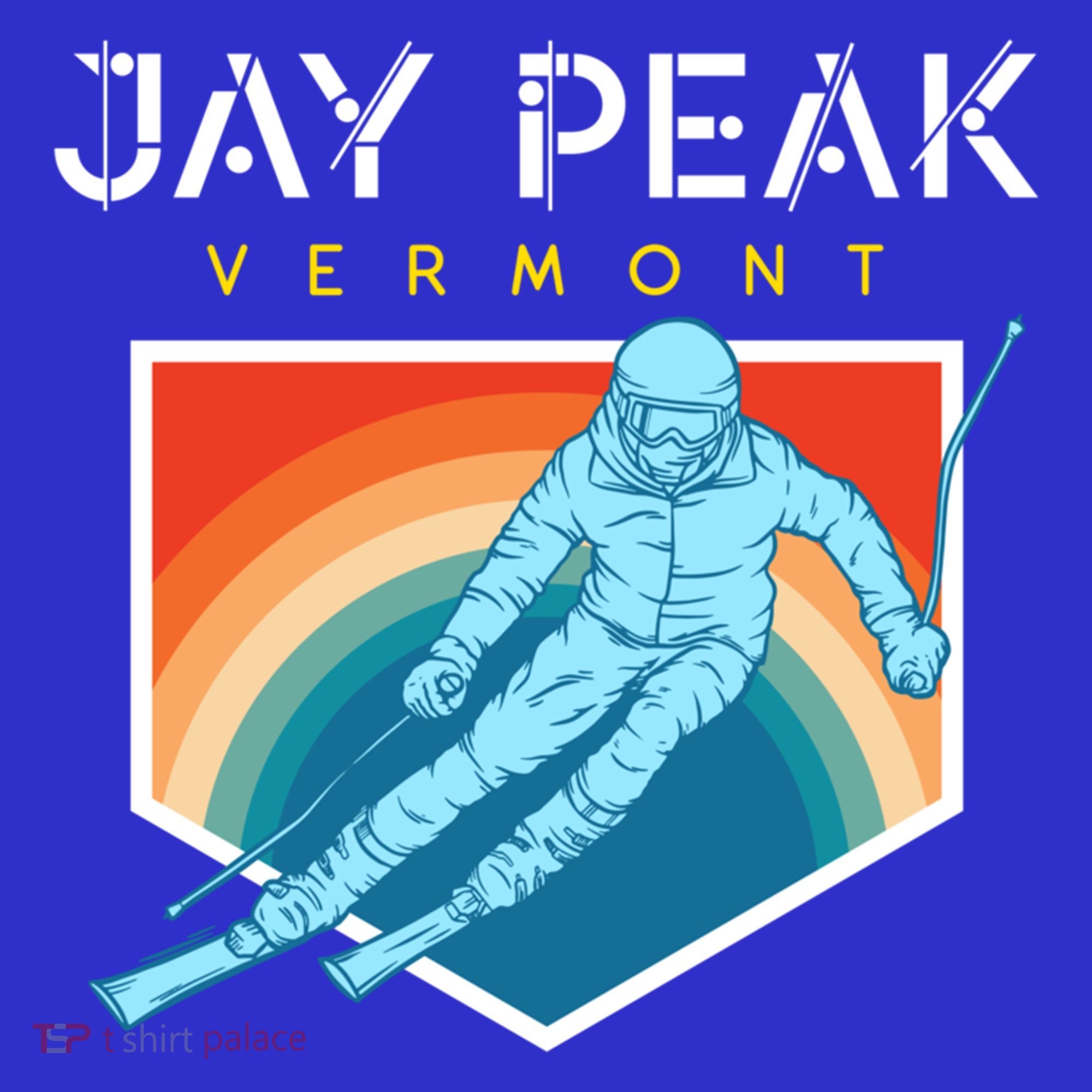 Jay Peak Vermont Usa Ski Resort 1980s Retro Funny Gift Polo