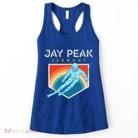 Jay Peak Vermont Usa Ski Resort 1980s Retro Funny Gift Women's Tank Top thumb 0