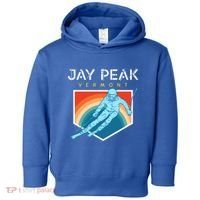 Jay Peak Vermont Usa Ski Resort 1980s Retro Funny Gift Toddler Hoodie thumb 0