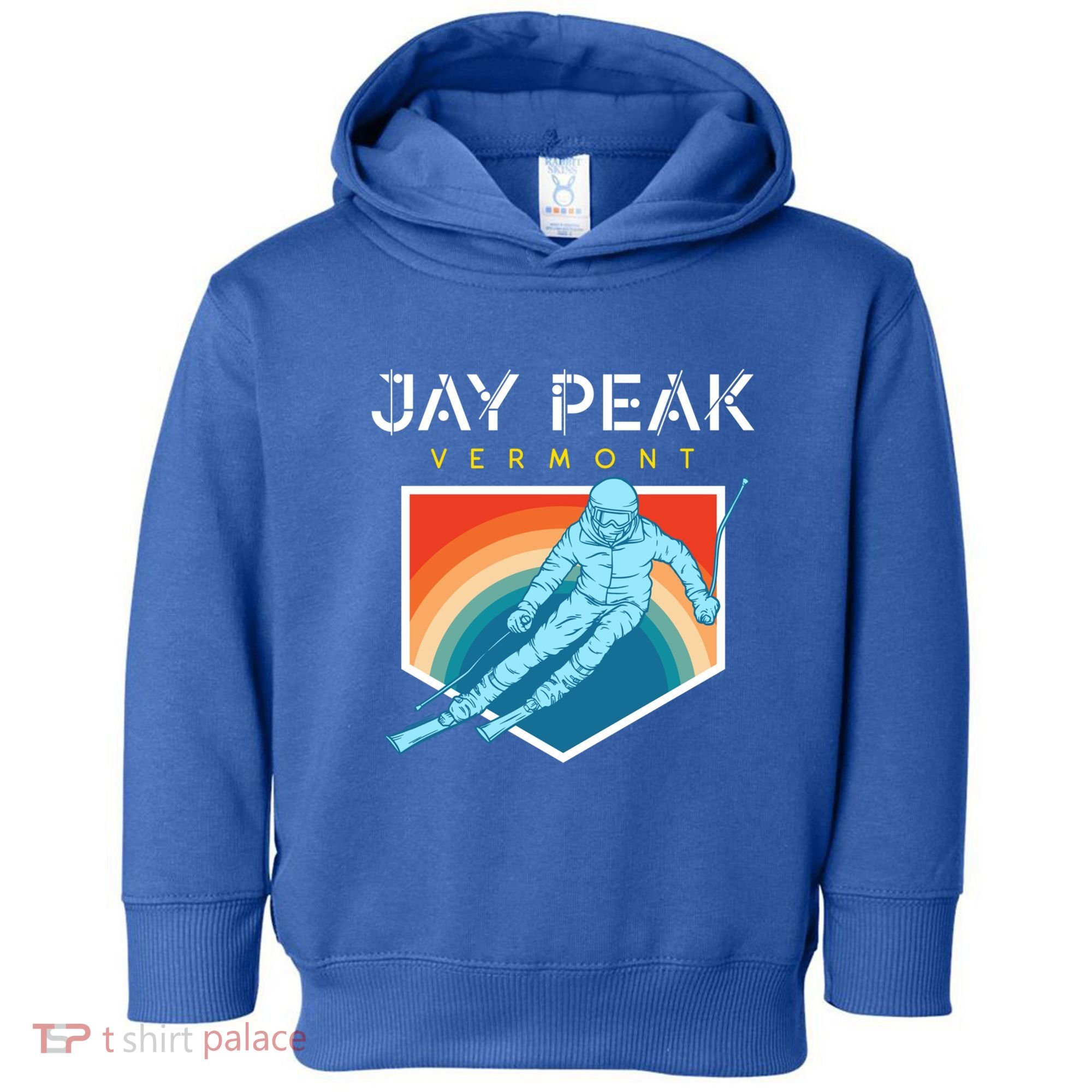 Jay Peak Vermont Usa Ski Resort 1980s Retro Funny Gift Toddler Hoodie