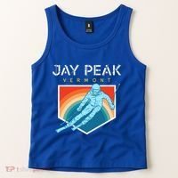Jay Peak Vermont Usa Ski Resort 1980s Retro Funny Gift Tank Top thumb 2