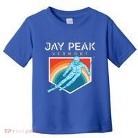 Jay Peak Vermont Usa Ski Resort 1980s Retro Funny Gift Toddler T-Shirt thumb 0