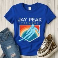 Jay Peak Vermont Usa Ski Resort 1980s Retro Funny Gift Women's T-Shirt thumb 3