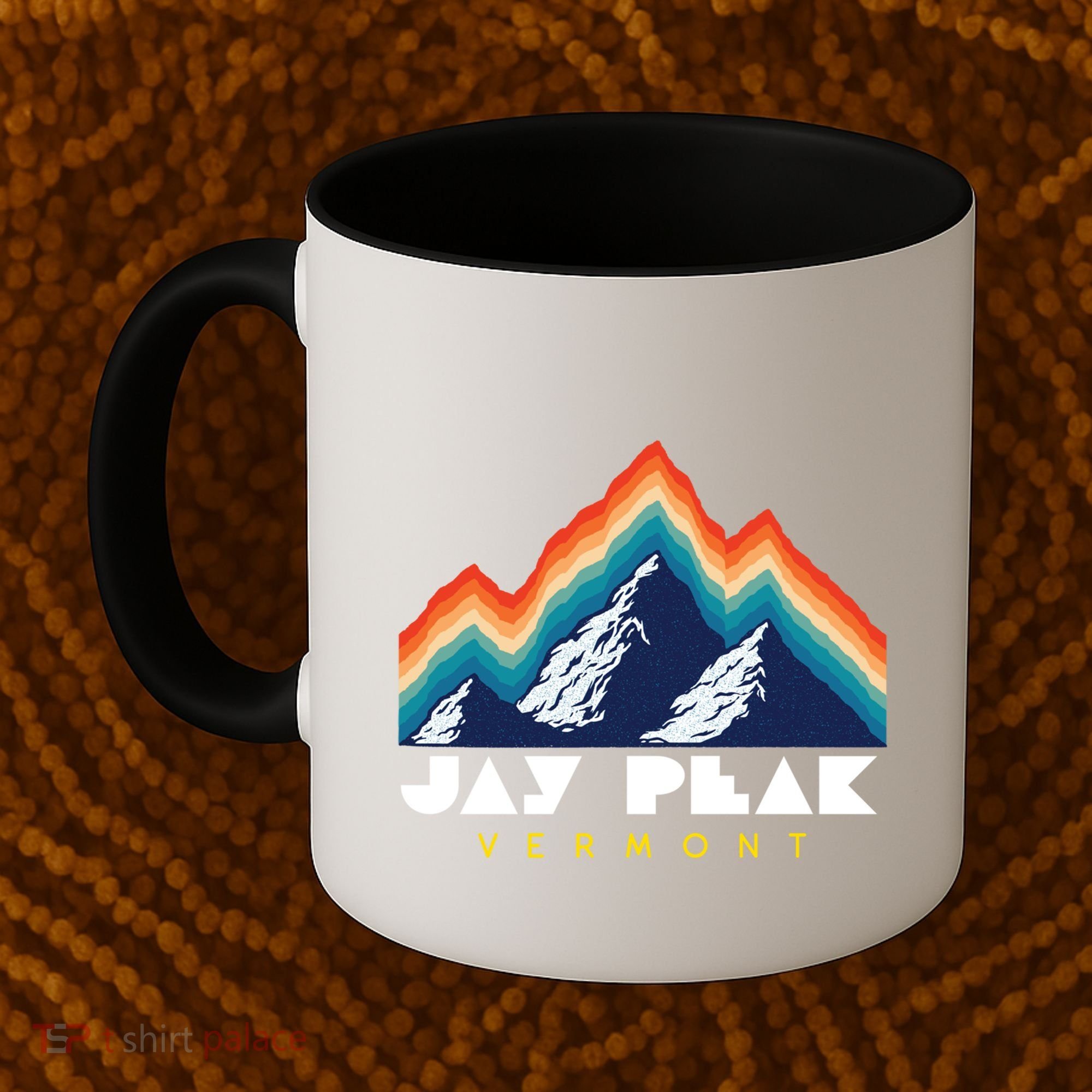 Jay Peak Vermont Usa Ski Resort 1980s Retro Gift Coffee Mug