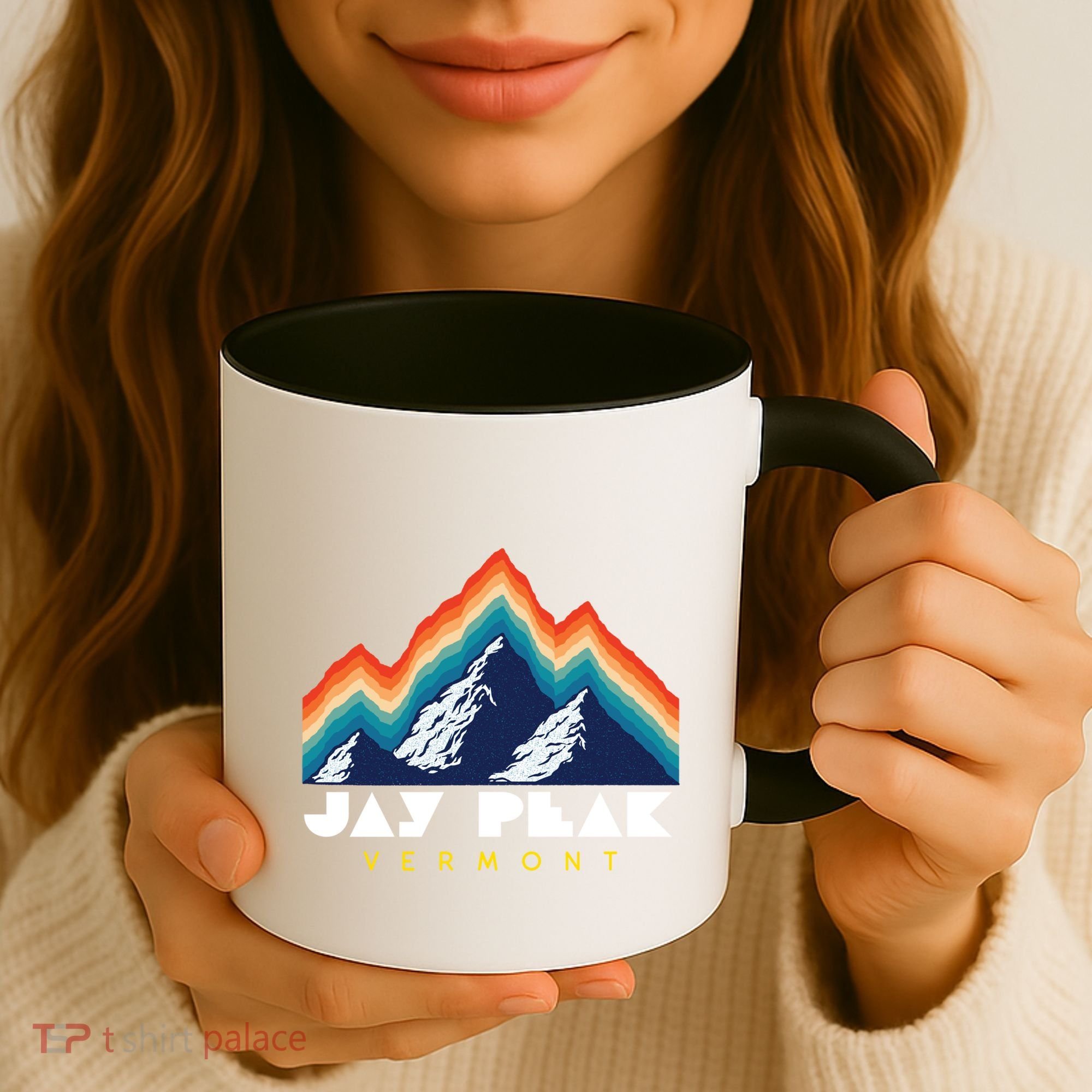 Jay Peak Vermont Usa Ski Resort 1980s Retro Gift Coffee Mug