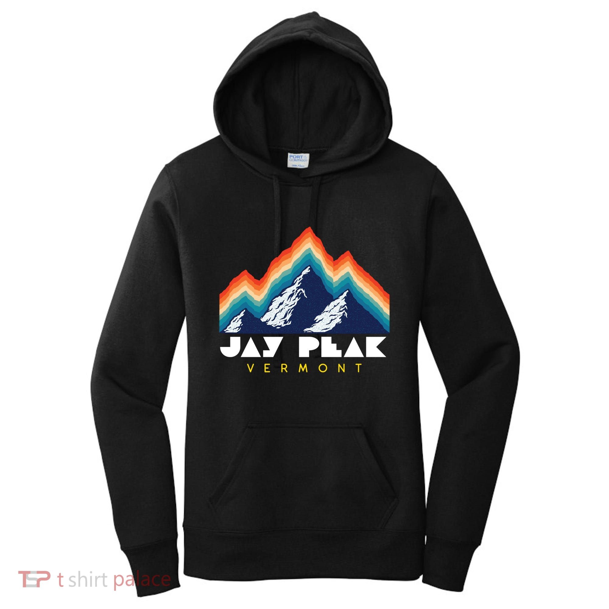 Jay Peak Vermont Usa Ski Resort 1980s Retro Gift Women's Hoodie