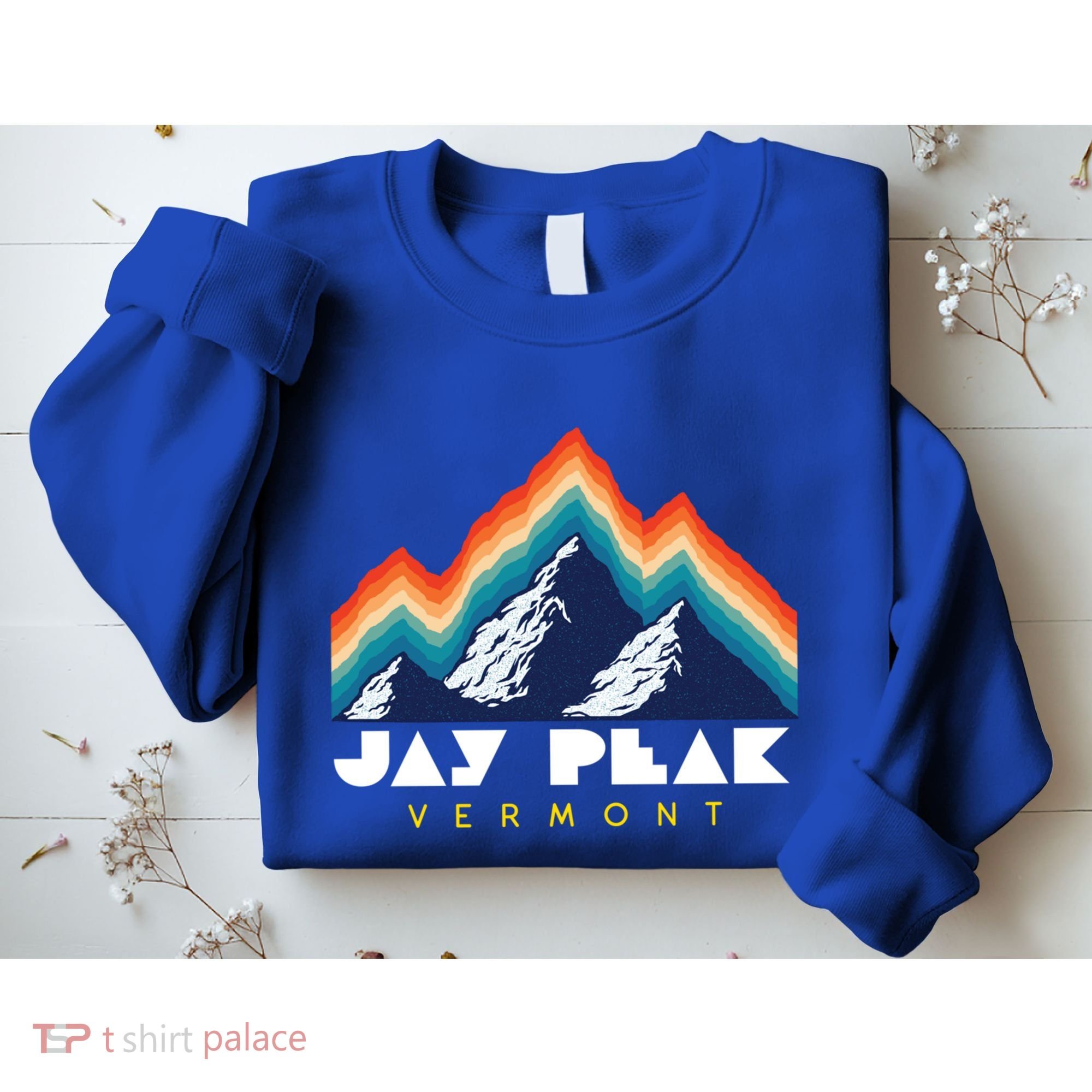 Jay Peak Vermont Usa Ski Resort 1980s Retro Gift Sweatshirt