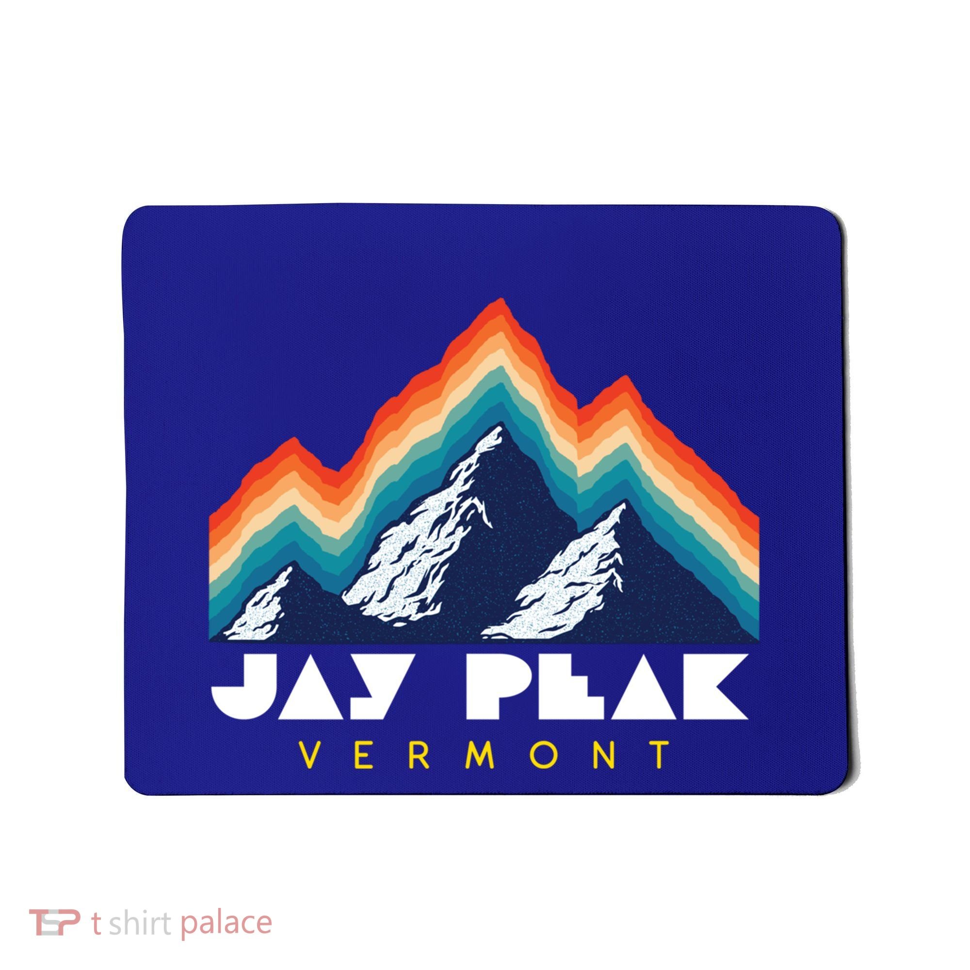 Jay Peak Vermont Usa Ski Resort 1980s Retro Gift Mousepad