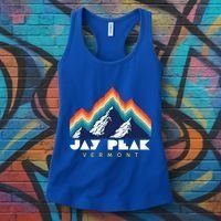 Jay Peak Vermont Usa Ski Resort 1980s Retro Gift Women's Tank Top thumb 3
