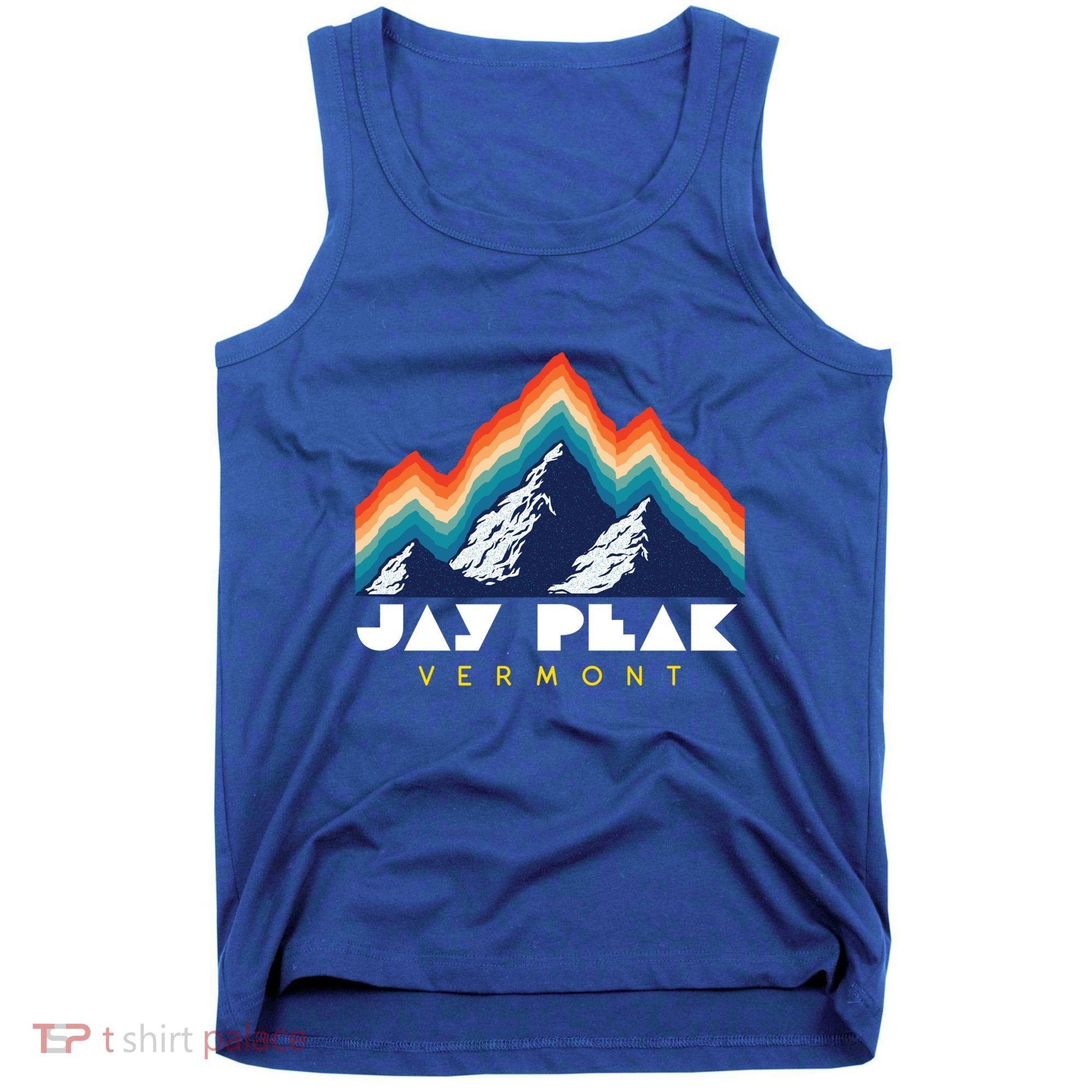 Jay Peak Vermont Usa Ski Resort 1980s Retro Gift Tank Top