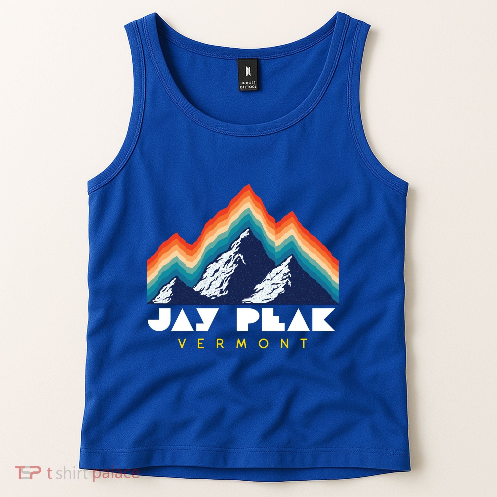 Jay Peak Vermont Usa Ski Resort 1980s Retro Gift Tank Top