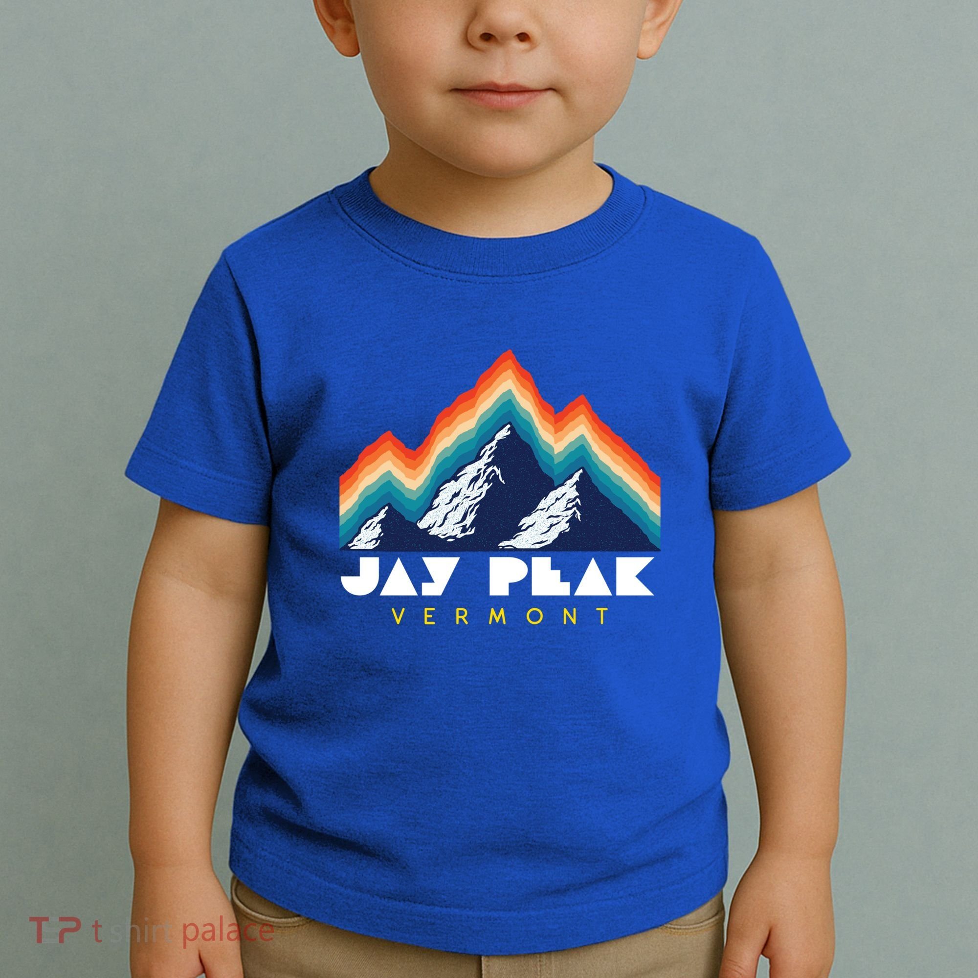 Jay Peak Vermont Usa Ski Resort 1980s Retro Gift Toddler T-Shirt