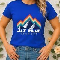 Jay Peak Vermont Usa Ski Resort 1980s Retro Gift Women's T-Shirt thumb 2