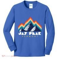 Jay Peak Vermont Usa Ski Resort 1980s Retro Gift Kids Long Sleeve Shirt thumb 0
