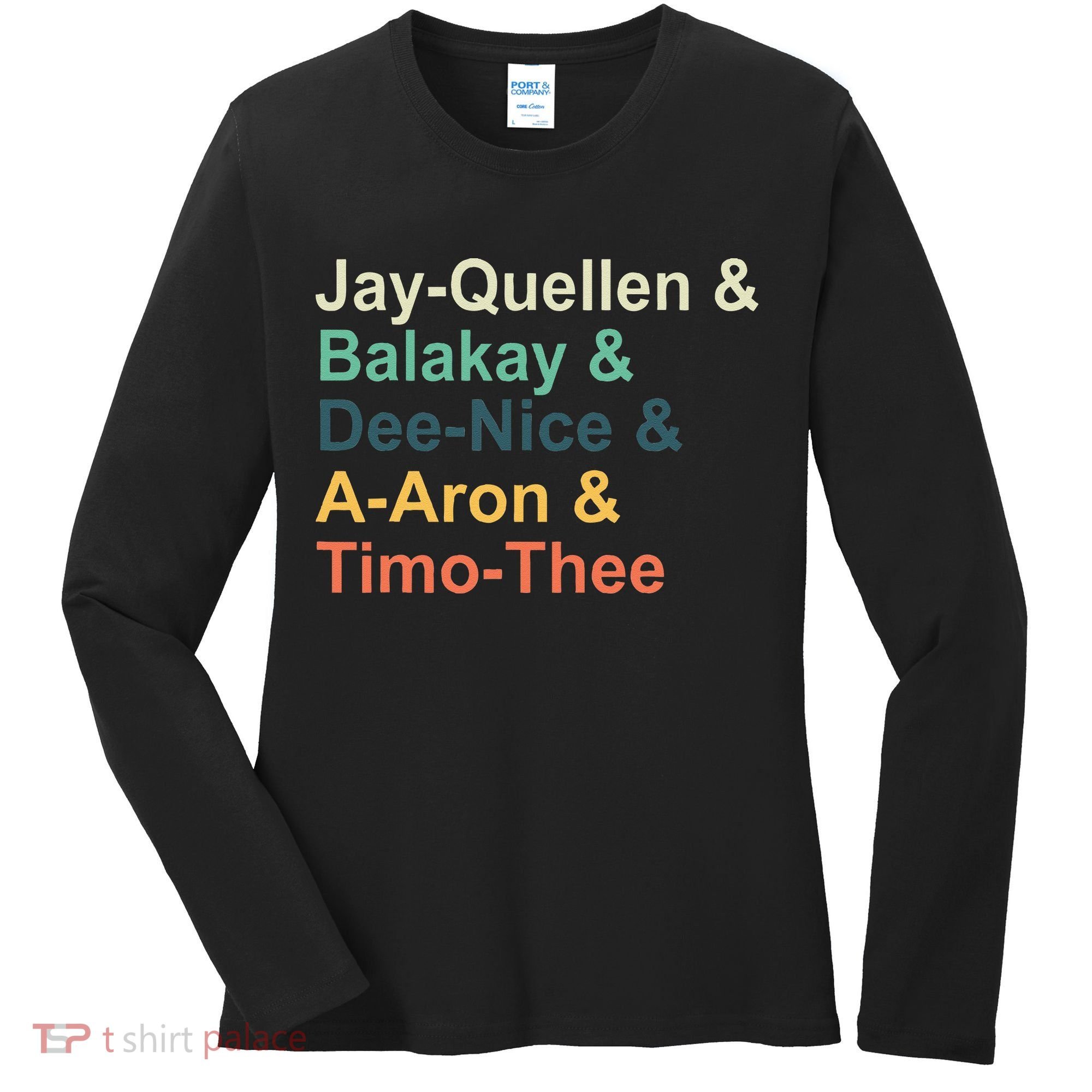 Jay Quellen & Balakay & Dee Nice & A Aron & Timo Thee Women's Long Sleeve Shirt