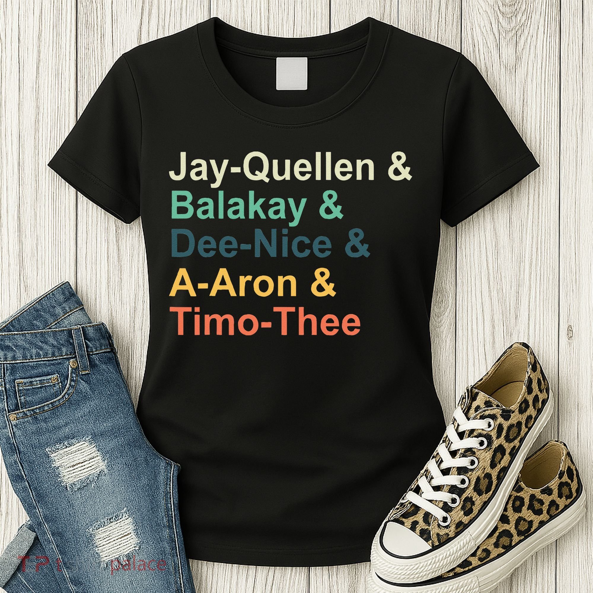 Jay Quellen & Balakay & Dee Nice & A Aron & Timo Thee Women's T-Shirt