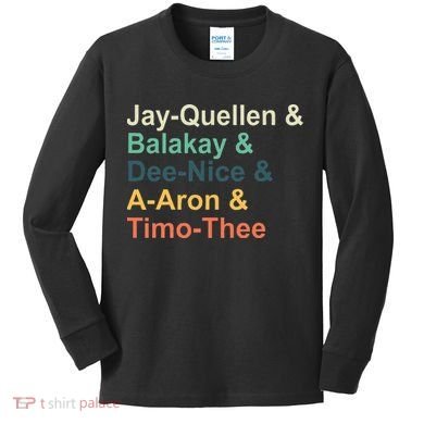 Jay Quellen & Balakay & Dee Nice & A Aron & Timo Thee Kids Long Sleeve Shirt