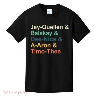 Jay Quellen & Balakay & Dee Nice & A Aron & Timo Thee Kids T-Shirt