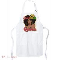 Juneteenth Queen Black African American Woman Afro Apron thumb 0
