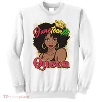 Juneteenth Queen Black African American Woman Afro Sweatshirt thumb 0