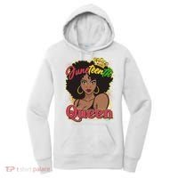 Juneteenth Queen Black African American Woman Afro Women's Hoodie thumb 0