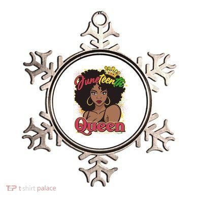 Juneteenth Queen Black African American Woman Afro Ornament
